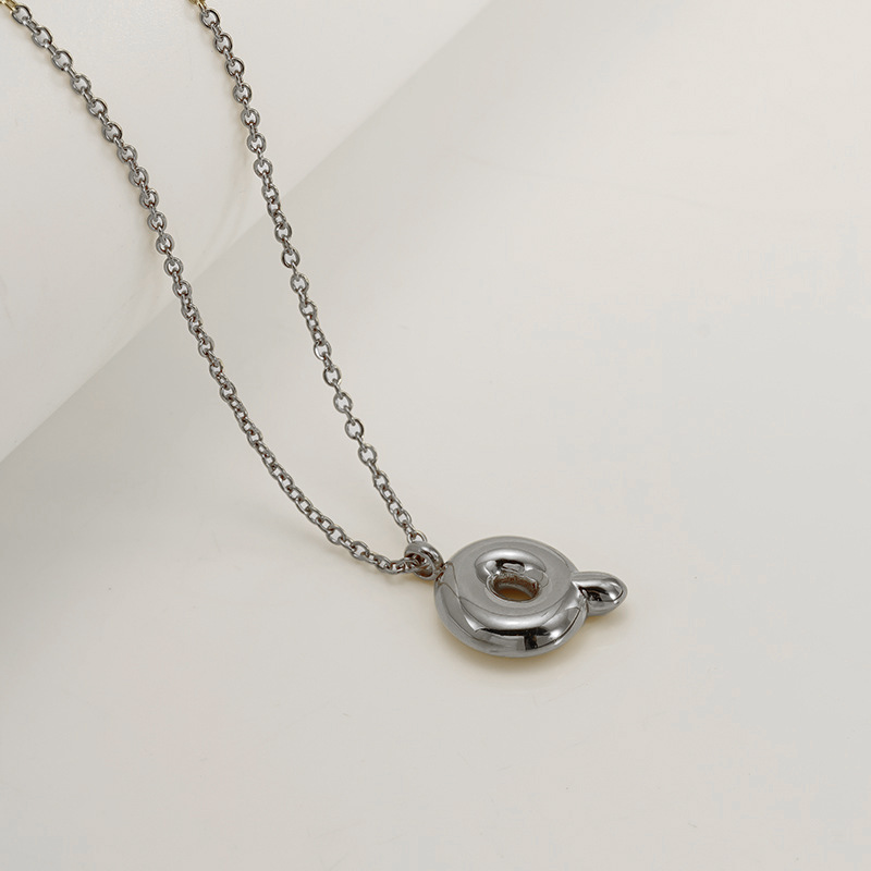 Handcrafted 3D Bubble Initial Necklace – Artisan Puffy Letter Pendant (Free Chain Included)