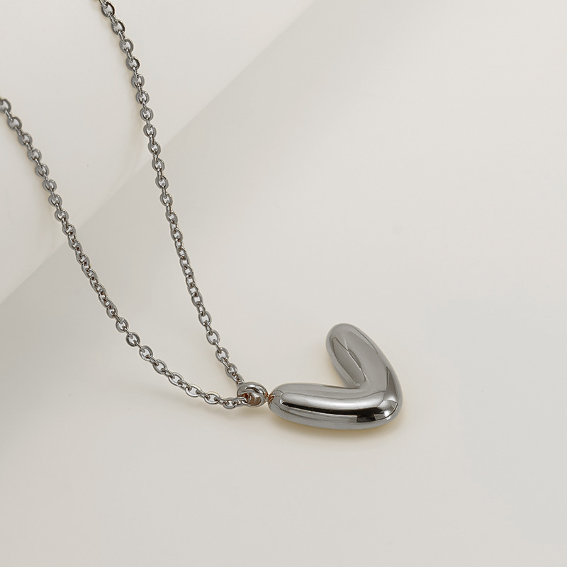 Handcrafted 3D Bubble Initial Necklace – Artisan Puffy Letter Pendant (Free Chain Included)