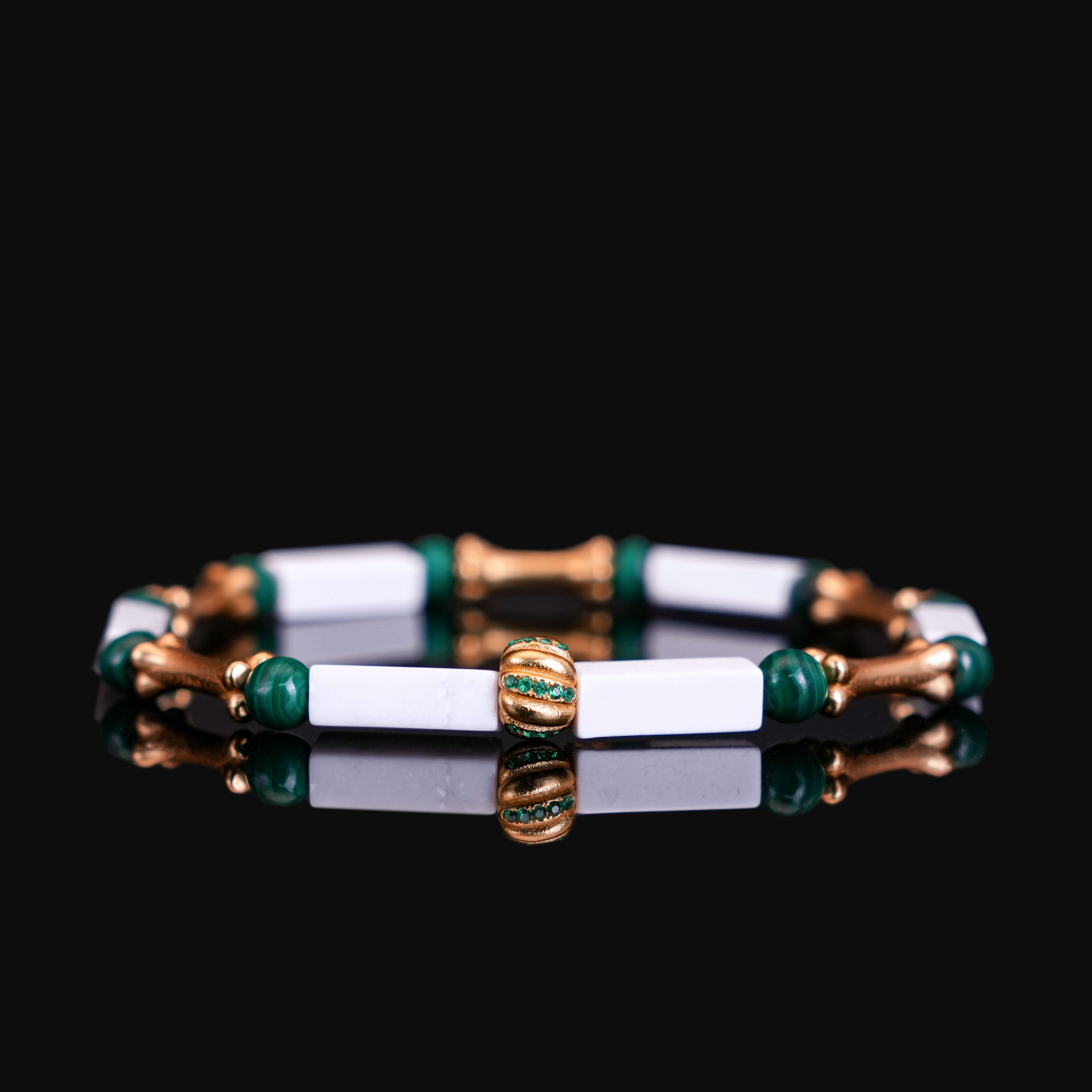 White Turquoise-Malachite