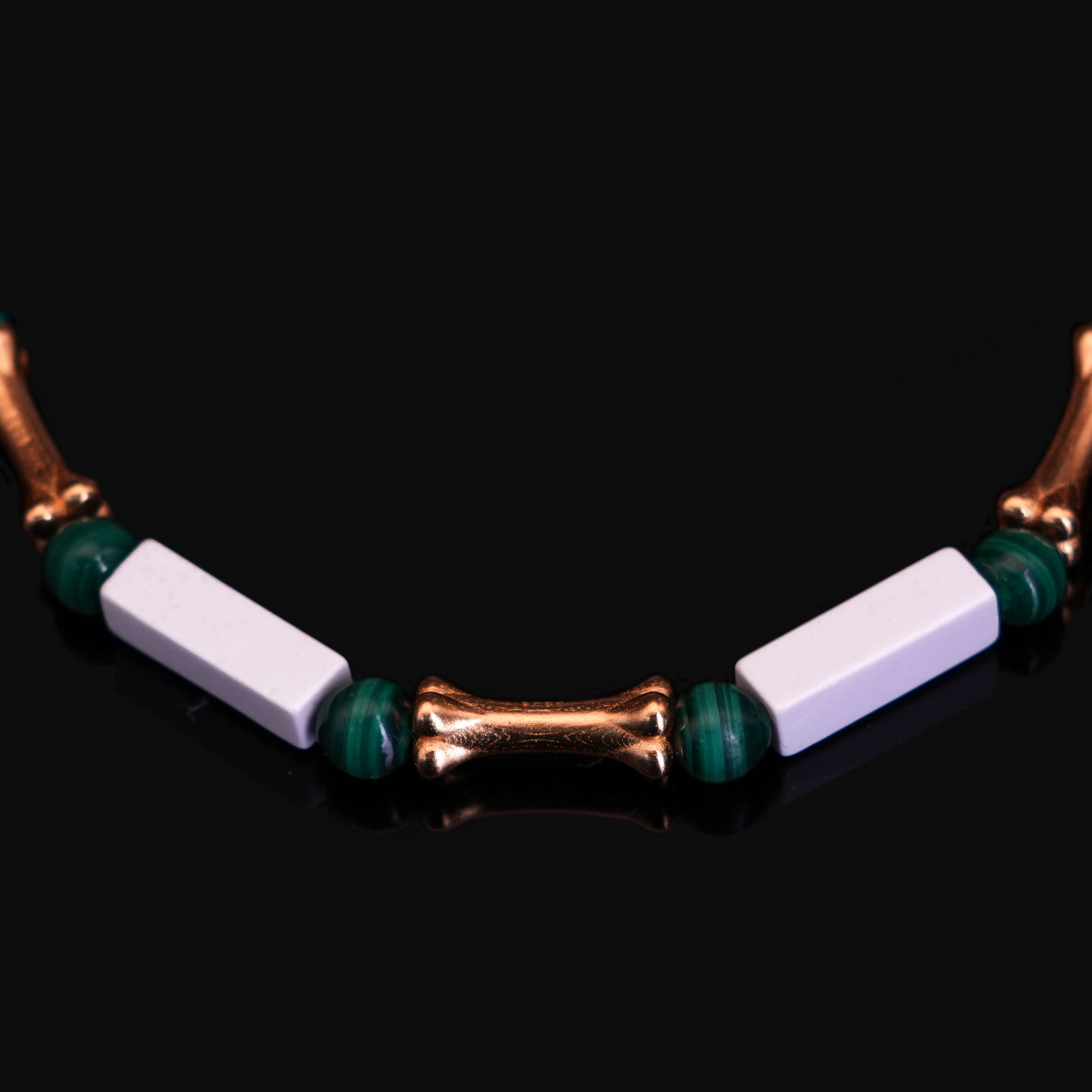 White Turquoise-Malachite