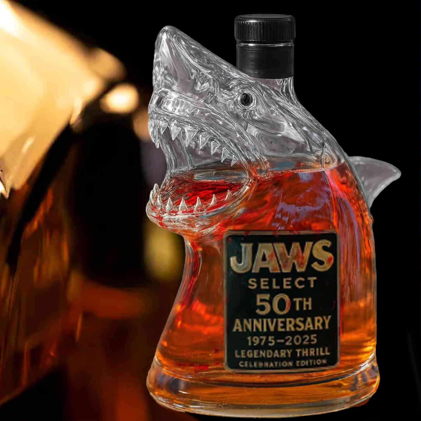 The Shark Whiskey Bottle