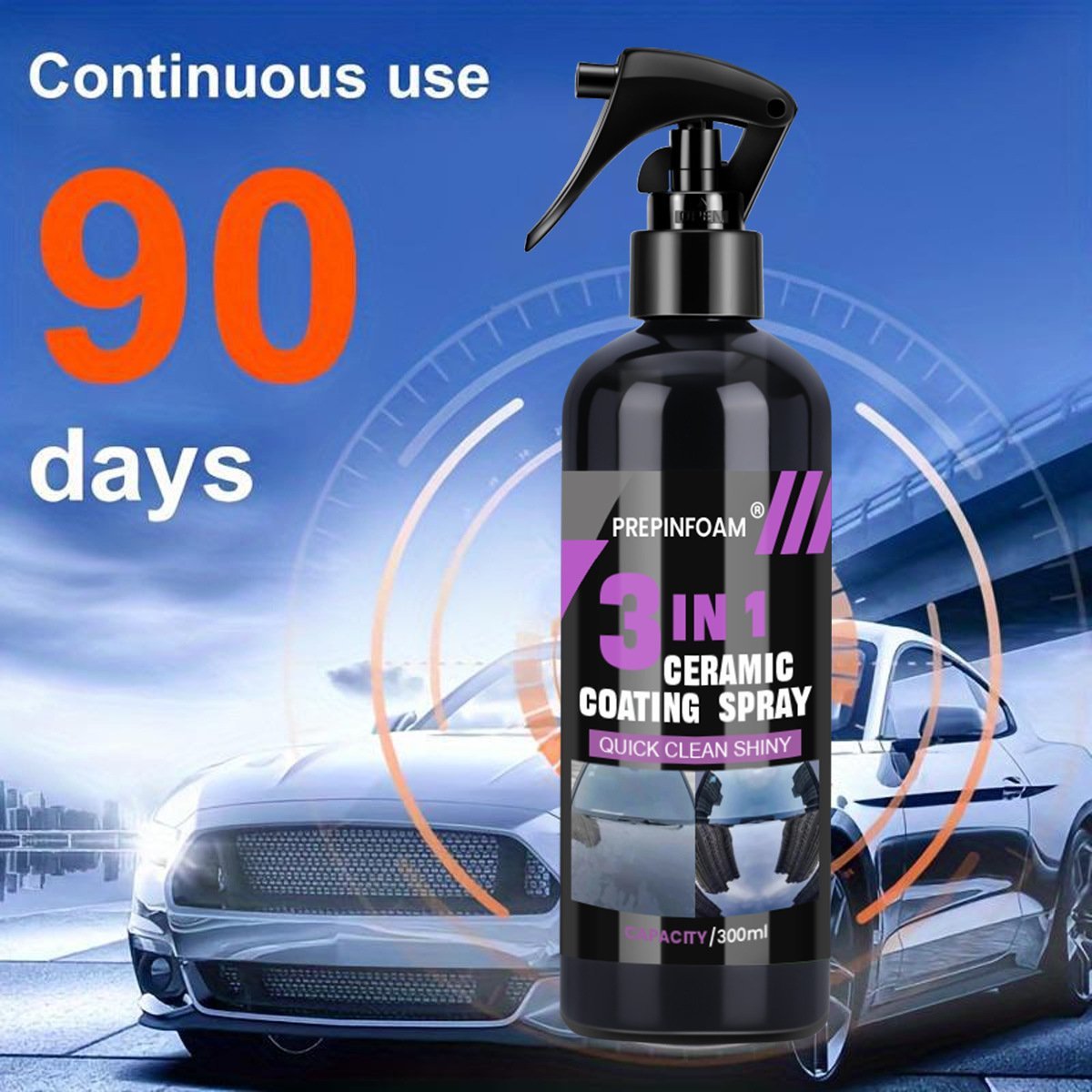 🎁🚗 High Protection Fast Nano Ceramic Coating Spray ✨