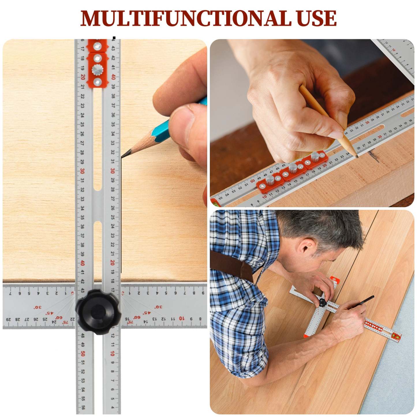  3-in-1 High Precision Angle Ruler [Last Day Discount]