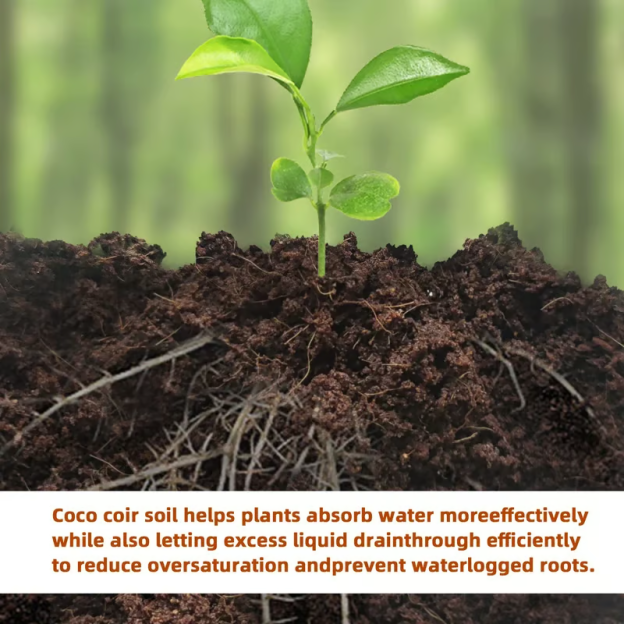 🌱The size of each pellet is: 25*15*8 cm. Weight 500 grams. When watered, it will expand to 5 kg.