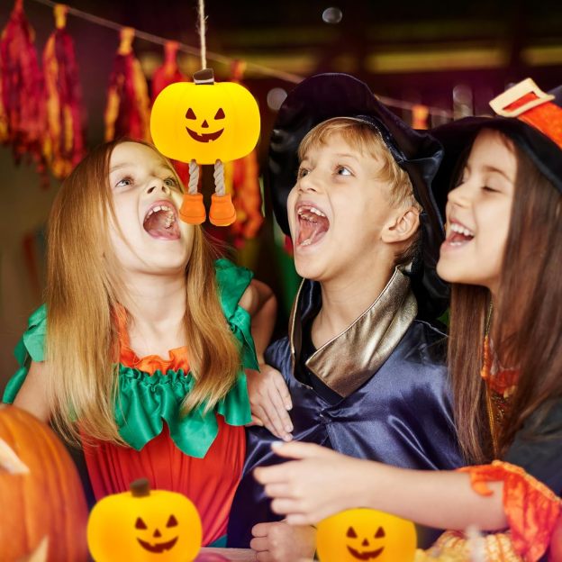 🏆2025 Halloween Hot Sale⚡​Silicone Pumpkin Tap Light - USB Rechargeable Night Light for Kids, Halloween Mood Ambiance