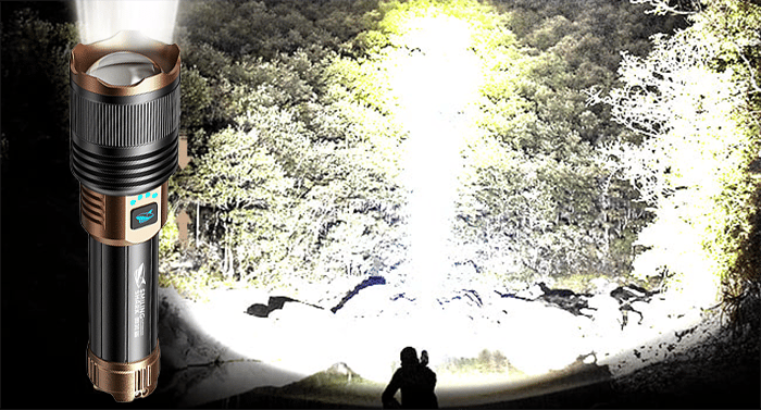 SKYFIRE LED Flashlights High Lumens with Ignition Lens