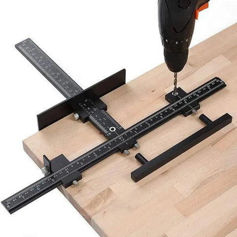 jig template for drilling holes in cabinet doors