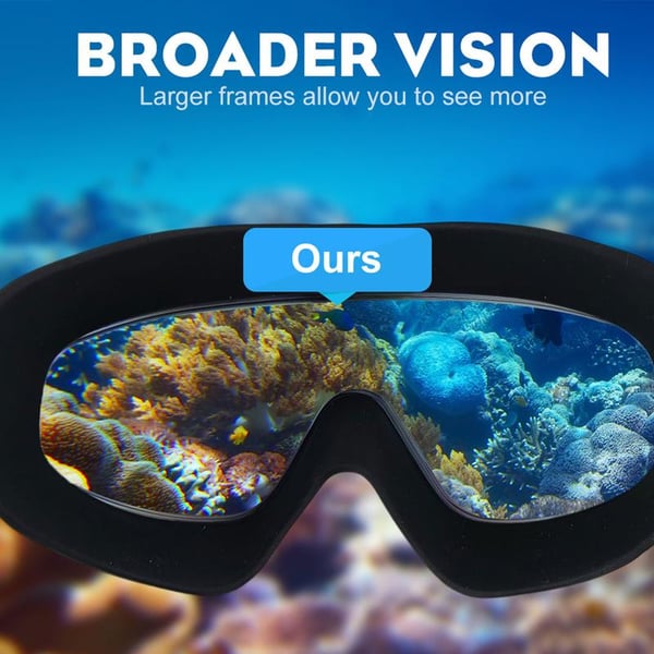  Anti-Leak Swimming Glasses