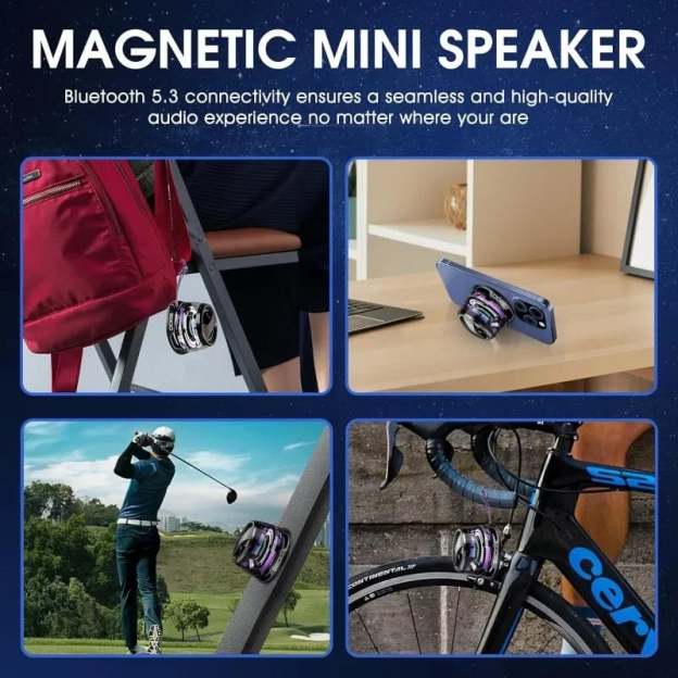 🔥Wireless Portable Magnetic Speaker