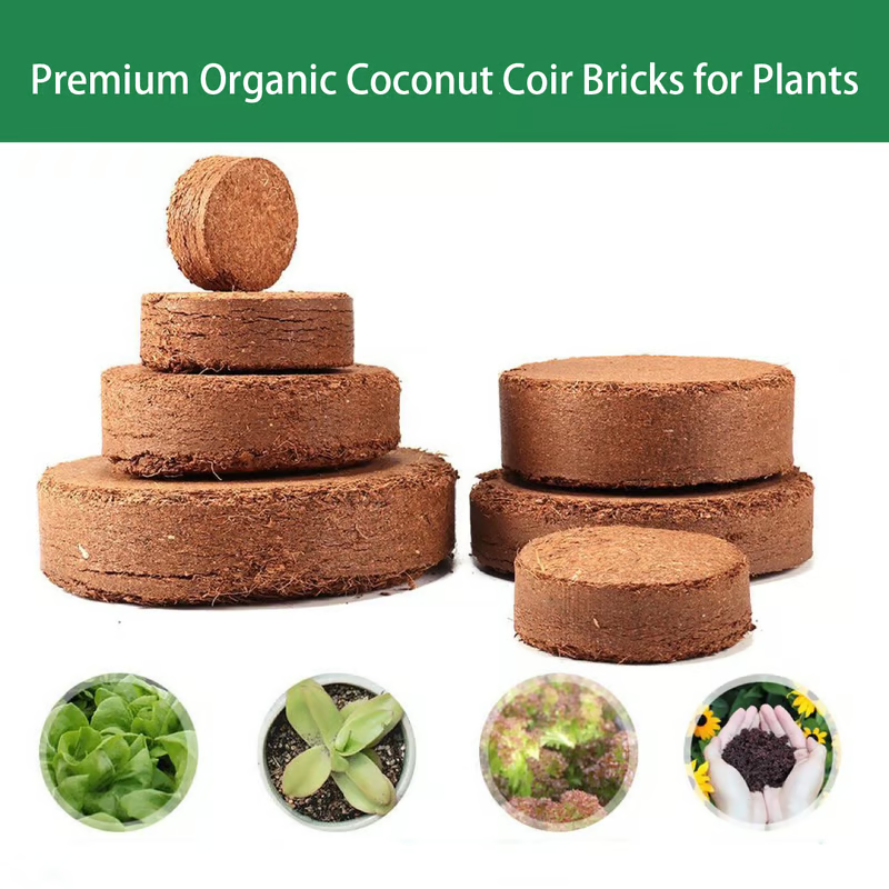 🌱The size of each pellet is: 25*15*8 cm. Weight 500 grams. When watered, it will expand to 5 kg.