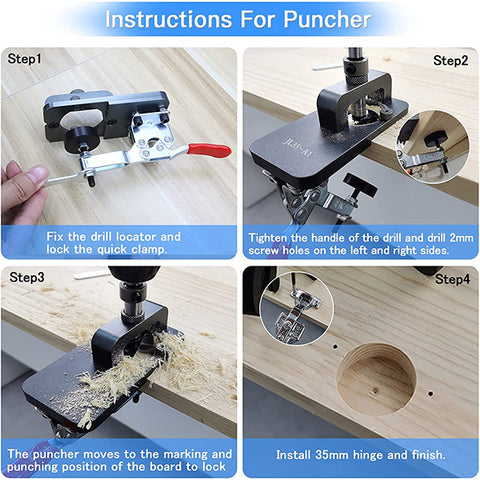 35MM concealed hinge Jig/template cabinet hinge jig cabinet door hinge jig