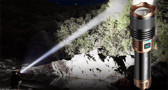 SKYFIRE LED Flashlights High Lumens with Ignition Lens
