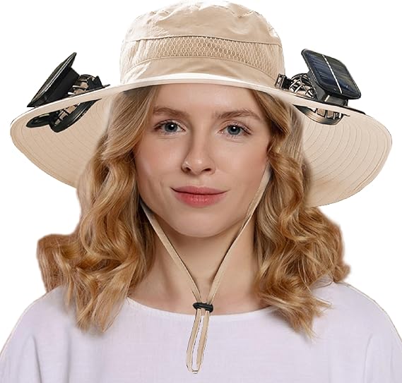 🔥Last Day-⚡2025 New Ultralight Solar Fan Sun Hat – Lighter Than a Baseball!⚾(Only 11oz)