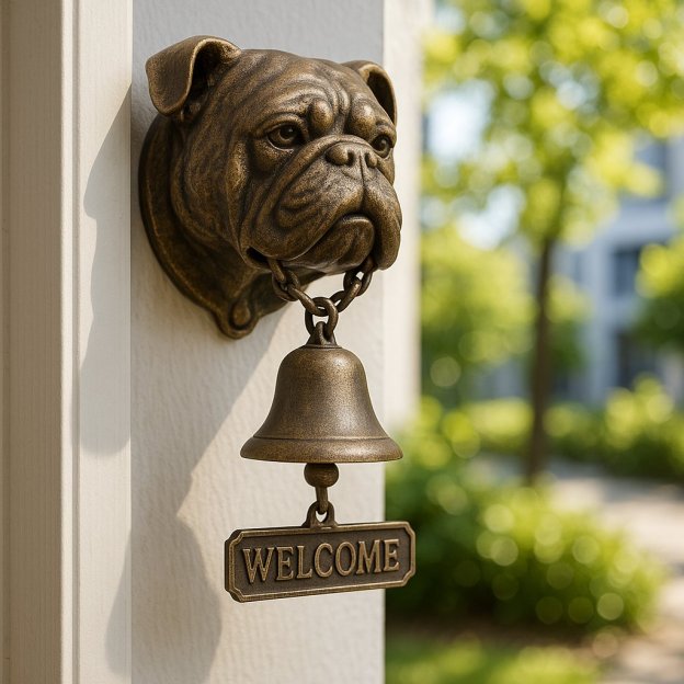 German Shepherd Welcome Bell