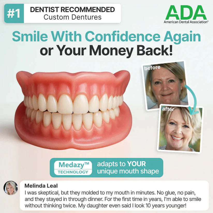 （OFFICIAL STORE） Medazy ? Custom-Fit Full Functional Dentures?