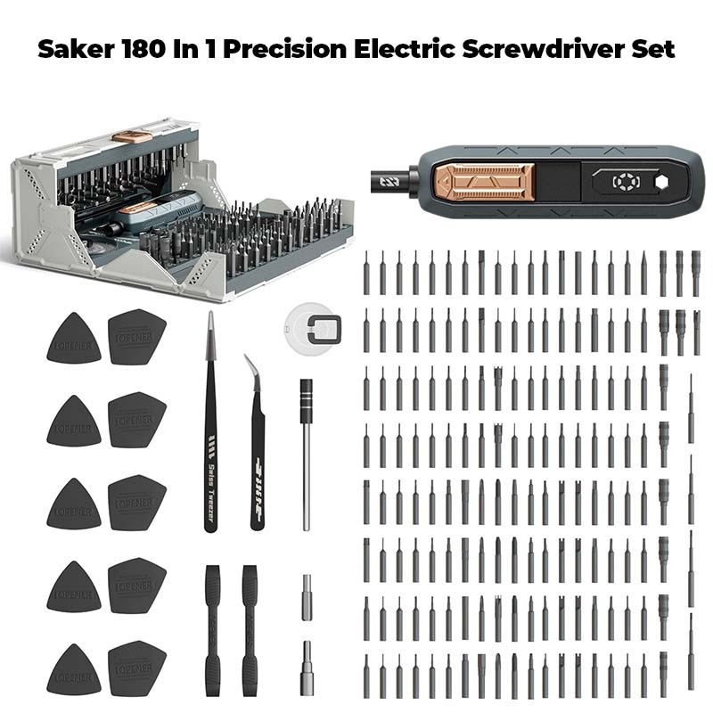 JM-8192 Tool Set 180 Pieces Manual/Electric Precision Screwdriver Set