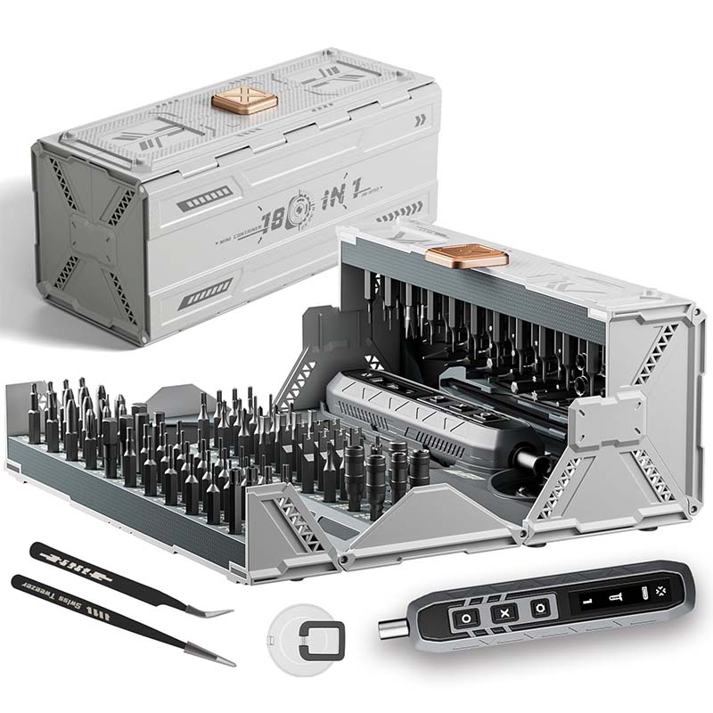 JM-8192 Tool Set 180 Pieces Manual/Electric Precision Screwdriver Set