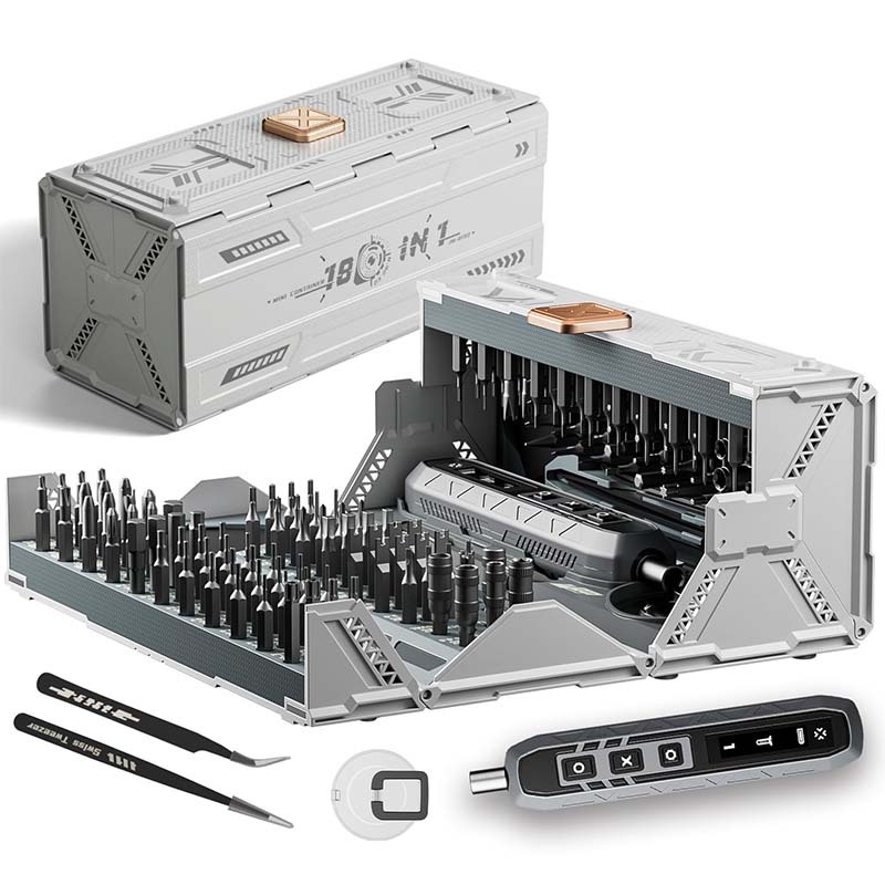 JM-8192 Tool Set 180 Pieces Manual/Electric Precision Screwdriver Set