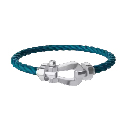 FORCE 10 BRACELET 18K WHITE GOLD LARGE MODEL