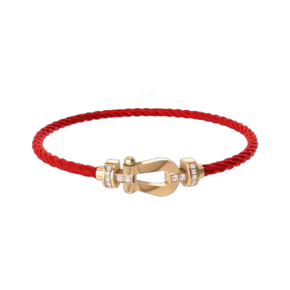 FORCE 10 BRACELET 18K YELLOW GOLD AND DIAMONDS MEDIUM MODEL