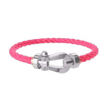 FORCE 10 BRACELET 18K WHITE GOLD LARGE MODEL