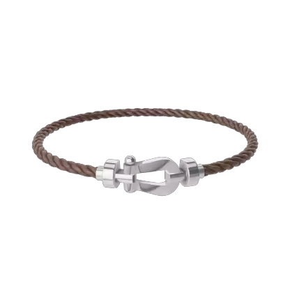 FORCE 10 BRACELET 18K WHITE GOLD MEDIUM MODEL