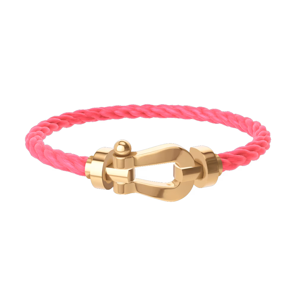 FORCE 10 BRACELET 18K YELLOW GOLD LARGE MODEL