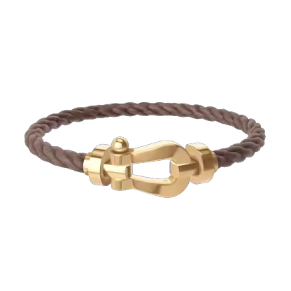 FORCE 10 BRACELET 18K YELLOW GOLD LARGE MODEL