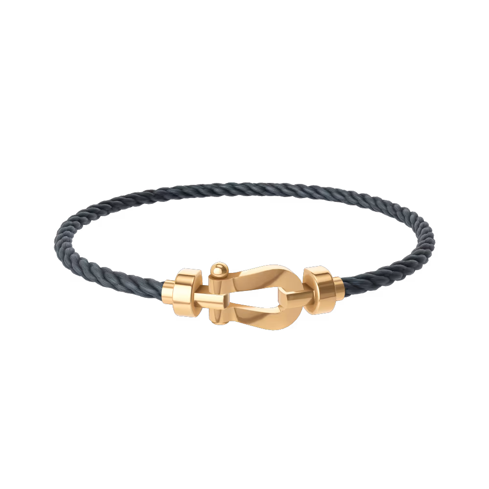 FORCE 10 BRACELET 18K YELLOW GOLD MEDIUM MODEL