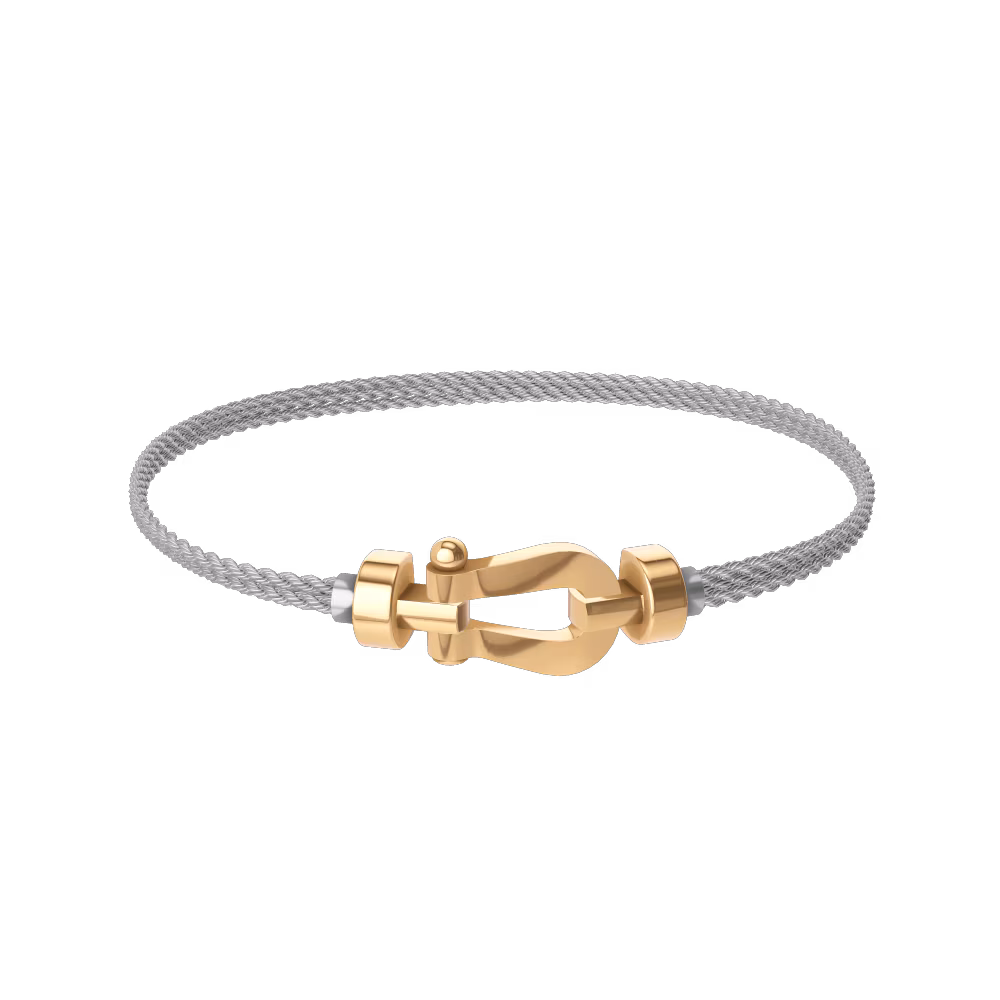 FORCE 10 BRACELET 18K YELLOW GOLD MEDIUM MODEL