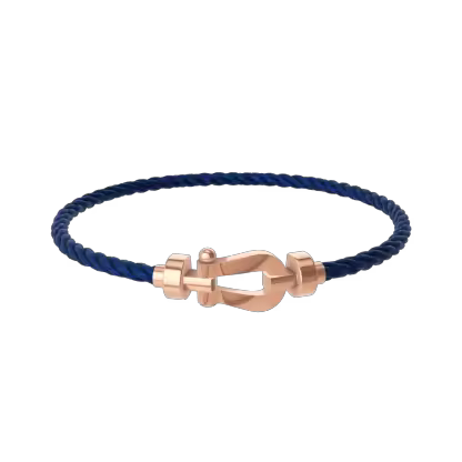 FORCE 10 BRACELET 18K PINK GOLD MEDIUM MODEL