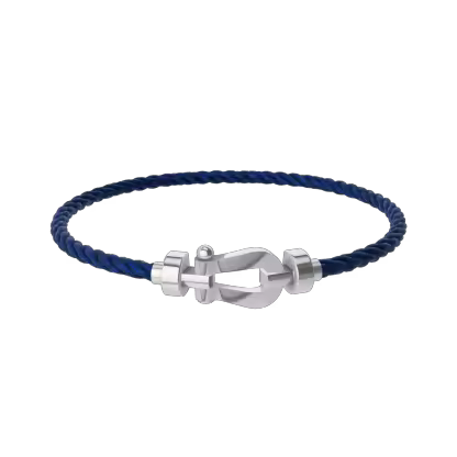 FORCE 10 BRACELET 18K WHITE GOLD MEDIUM MODEL