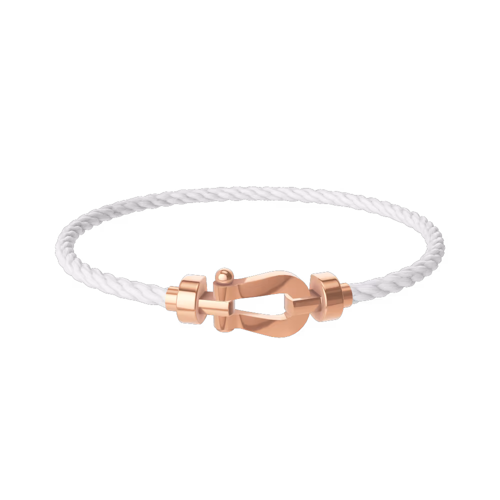 FORCE 10 BRACELET 18K PINK GOLD MEDIUM MODEL