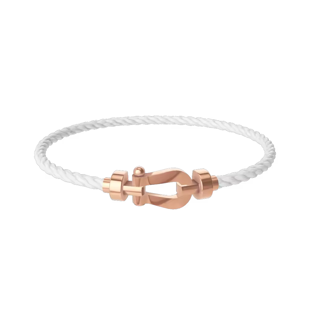 FORCE 10 BRACELET 18K PINK GOLD MEDIUM MODEL