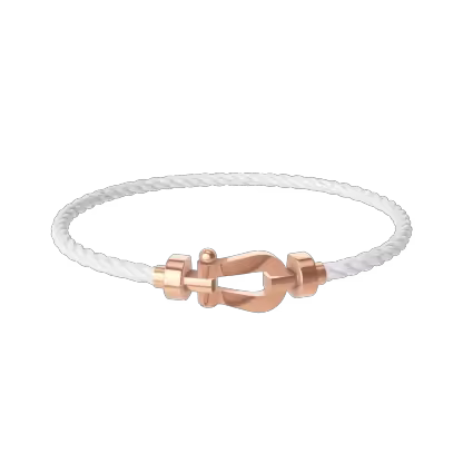 FORCE 10 BRACELET 18K PINK GOLD MEDIUM MODEL