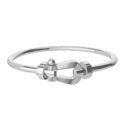FORCE 10 BRACELET 18K WHITE GOLD LARGE MODEL