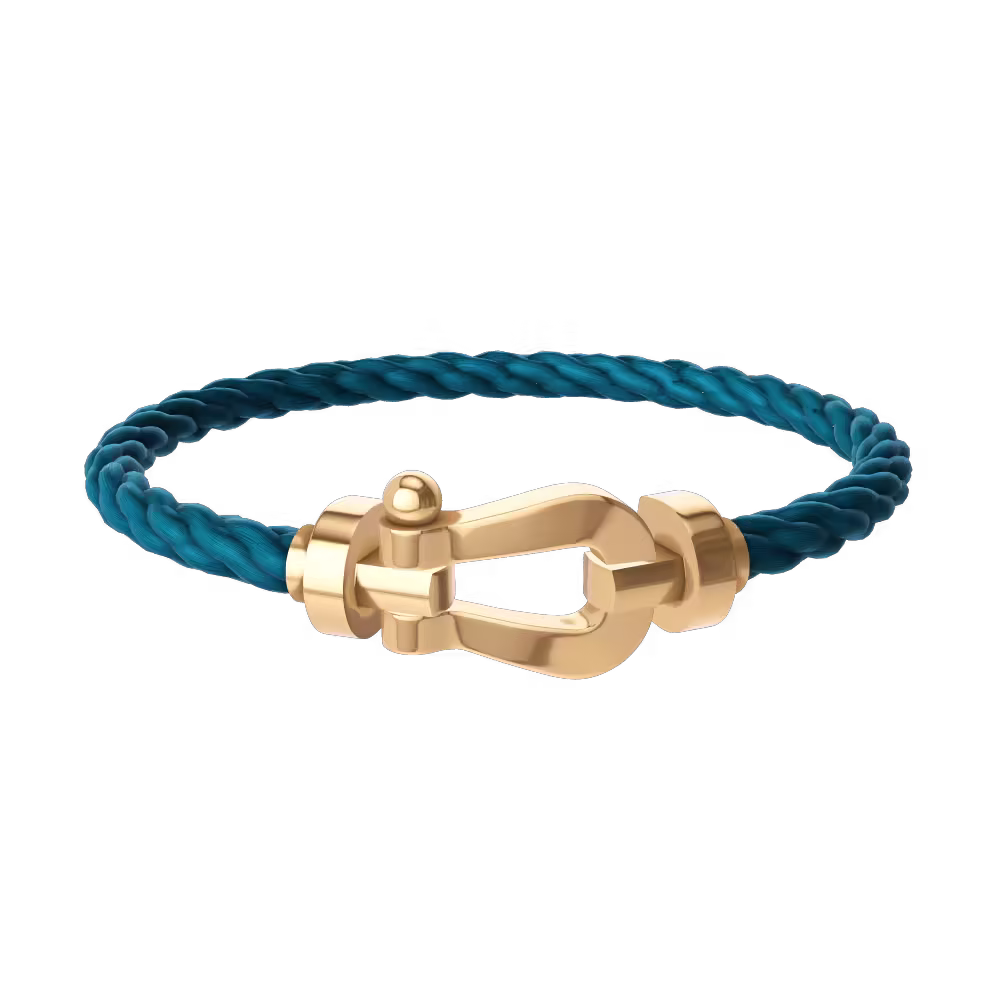 FORCE 10 BRACELET 18K YELLOW GOLD LARGE MODEL