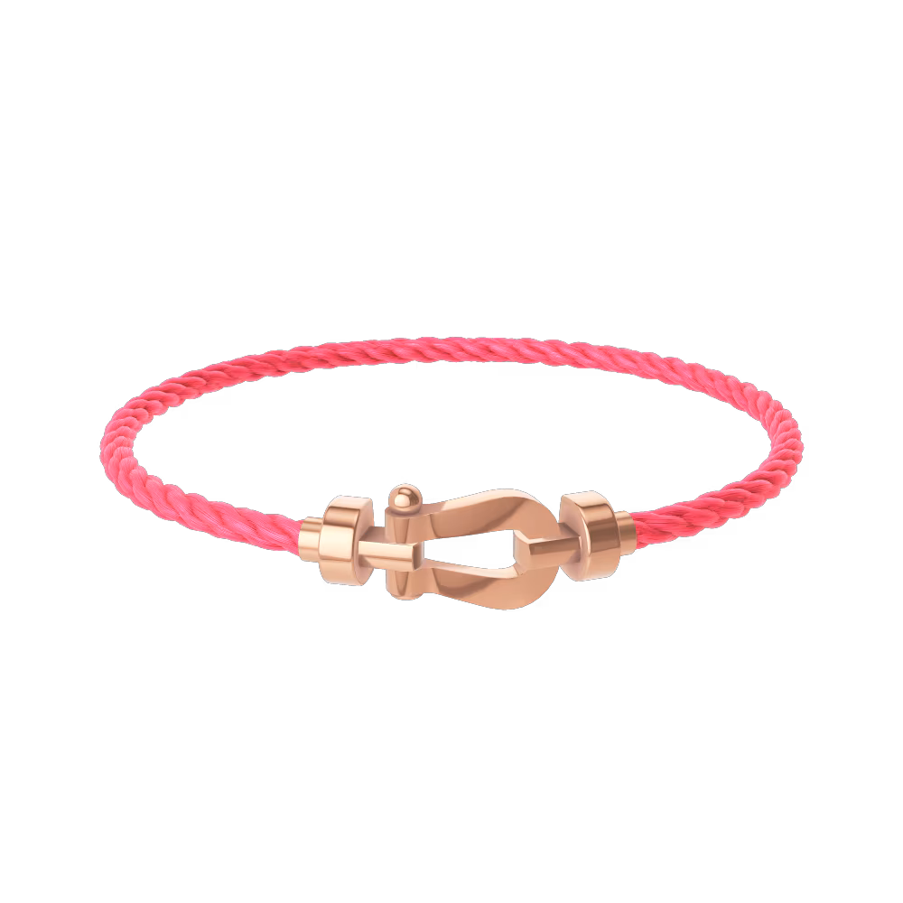 FORCE 10 BRACELET 18K PINK GOLD MEDIUM MODEL