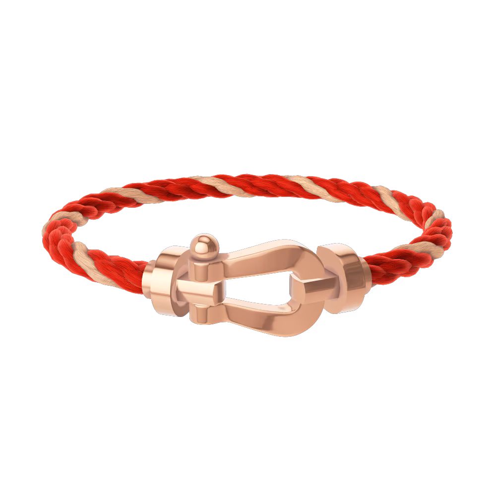 FORCE 10 BRACELET 18K PINK GOLD LARGE MODEL