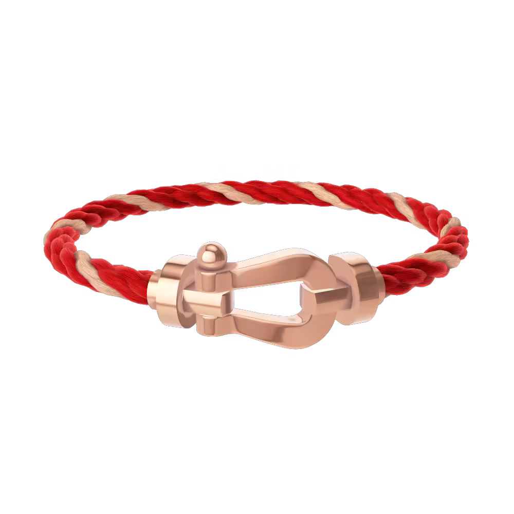 FORCE 10 BRACELET 18K PINK GOLD LARGE MODEL