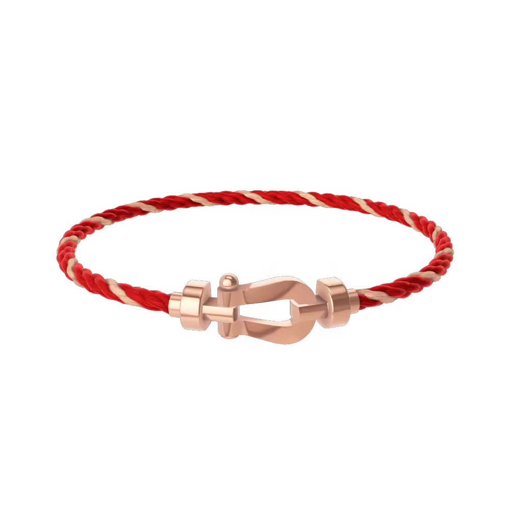 FORCE 10 BRACELET 18K PINK GOLD MEDIUM MODEL