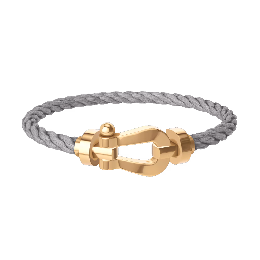 FORCE 10 BRACELET 18K YELLOW GOLD LARGE MODEL