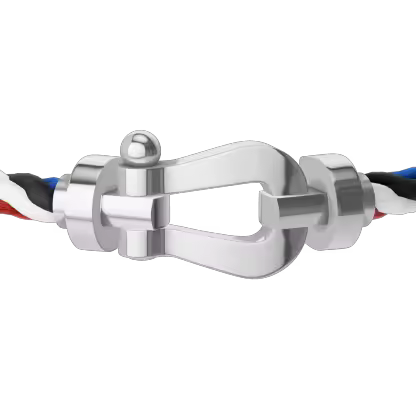 FORCE 10 BRACELET 18K WHITE GOLD LARGE MODEL