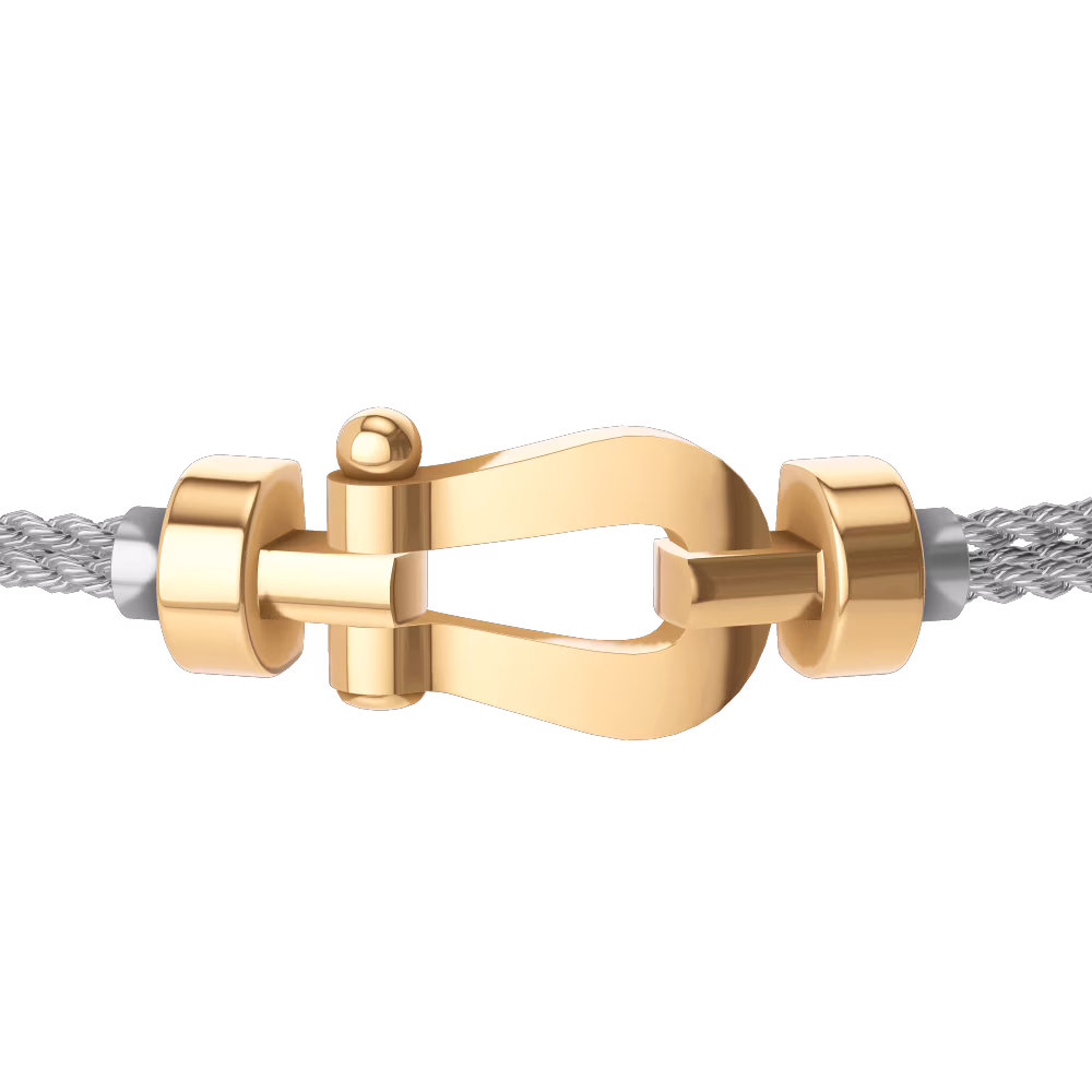 FORCE 10 BRACELET 18K YELLOW GOLD MEDIUM MODEL