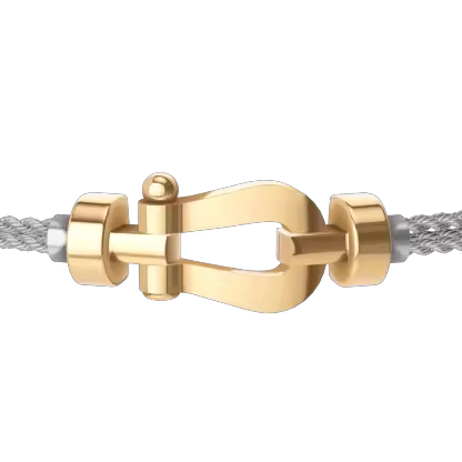 FORCE 10 BRACELET 18K YELLOW GOLD MEDIUM MODEL