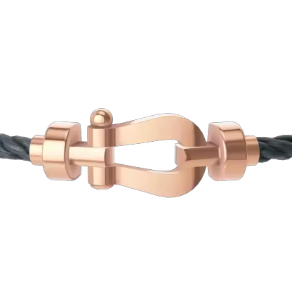 FORCE 10 BRACELET 18K PINK GOLD MEDIUM MODEL