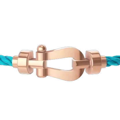 FORCE 10 BRACELET 18K PINK GOLD MEDIUM MODEL