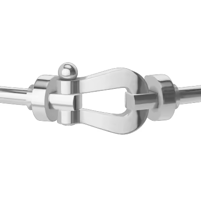 FORCE 10 BRACELET 18K WHITE GOLD LARGE MODEL