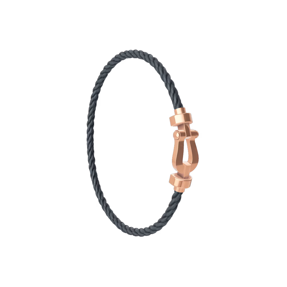 FORCE 10 BRACELET 18K PINK GOLD MEDIUM MODEL