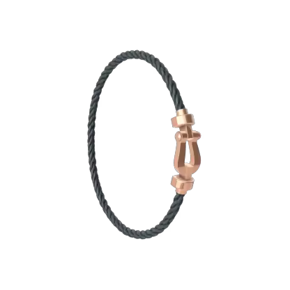 FORCE 10 BRACELET 18K PINK GOLD MEDIUM MODEL